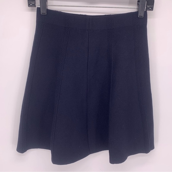 Zara Basic Navy Blue Mini Skirt Size XS - Picture 3 of 5